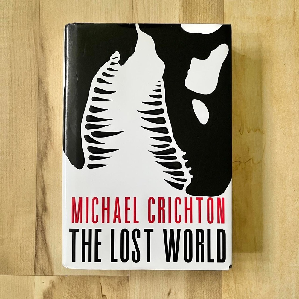 The Lost World Michael Crichton Hardcover First Trade Edition Jurassic Park #2